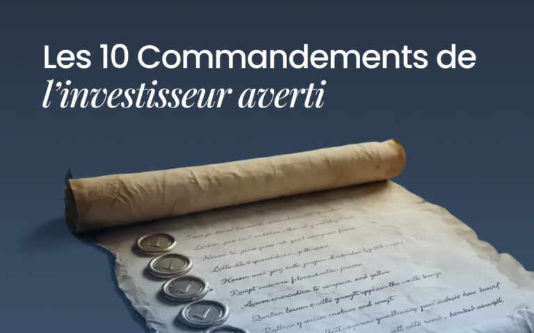 Les 10 Commandements de l’investisseur averti